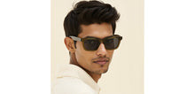 Load image into Gallery viewer, Transparent Square Full Rim Unisex Sunglasses by John Jacobs-220516
