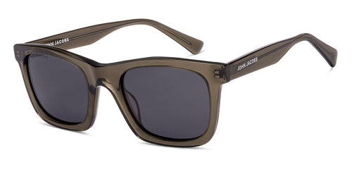 Transparent Square Full Rim Unisex Sunglasses by John Jacobs-220516