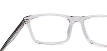 Load image into Gallery viewer, Transparent Rectangle Full Rim Unisex Eyeglasses by John Jacobs-215561