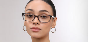 Transparent Rectangle Full Rim Unisex Eyeglasses by John Jacobs-222482