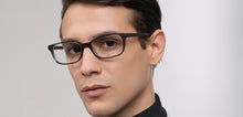 Load image into Gallery viewer, Transparent Rectangle Full Rim Unisex Eyeglasses by John Jacobs-222482