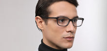Load image into Gallery viewer, Transparent Rectangle Full Rim Unisex Eyeglasses by John Jacobs-222482