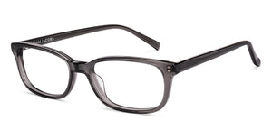 Transparent Rectangle Full Rim Unisex Eyeglasses by John Jacobs-222482