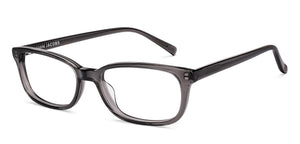Transparent Rectangle Full Rim Unisex Eyeglasses by John Jacobs-222482