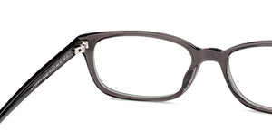 Transparent Rectangle Full Rim Unisex Eyeglasses by John Jacobs-222482