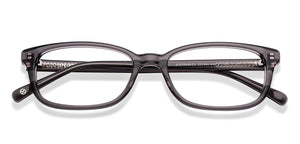 Transparent Rectangle Full Rim Unisex Eyeglasses by John Jacobs-222482
