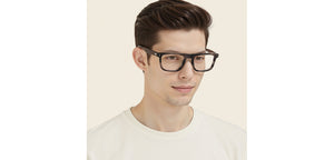 Grey Square Full Rim Unisex Eyeglasses by John Jacobs-236878