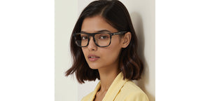 Grey Square Full Rim Unisex Eyeglasses by John Jacobs-236878