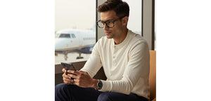 Grey Square Full Rim Unisex Eyeglasses by John Jacobs-236878