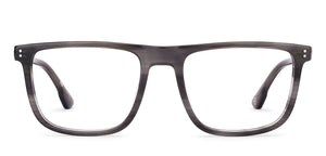 Grey Square Full Rim Unisex Eyeglasses by John Jacobs-236878