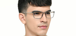 Transparent Rectangle Full Rim Unisex Eyeglasses by Lenskart Air-222134