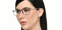 Load image into Gallery viewer, Transparent Rectangle Full Rim Unisex Eyeglasses by Lenskart Air-222134