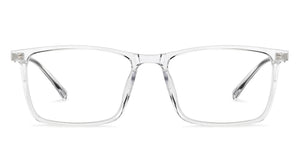 Gunmetal Rectangle Full Rim Unisex Eyeglasses by Lenskart Air-150211