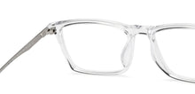 Load image into Gallery viewer, Gunmetal Rectangle Full Rim Unisex Eyeglasses by Lenskart Air-150211