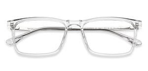 Gunmetal Rectangle Full Rim Unisex Eyeglasses by Lenskart Air-150211