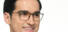 Load image into Gallery viewer, Transparent Rectangle Full Rim Unisex Eyeglasses by Lenskart Air-215422