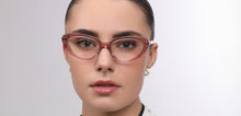 Load image into Gallery viewer, Transparent Cat Eye Full Rim Women Eyeglasses by John Jacobs-225381