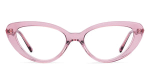 Transparent Cat Eye Full Rim Women Eyeglasses by John Jacobs-225381