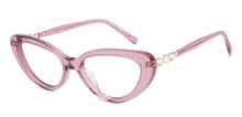 Load image into Gallery viewer, Transparent Cat Eye Full Rim Women Eyeglasses by John Jacobs-225381