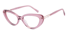 Load image into Gallery viewer, Transparent Cat Eye Full Rim Women Eyeglasses by John Jacobs-225381