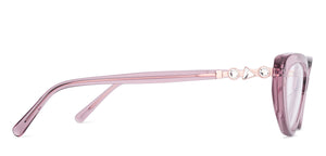 Transparent Cat Eye Full Rim Women Eyeglasses by John Jacobs-225381