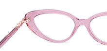 Load image into Gallery viewer, Transparent Cat Eye Full Rim Women Eyeglasses by John Jacobs-225381