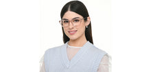 Load image into Gallery viewer, Transparent Cat Eye Full Rim Women Eyeglasses by Vincent Chase-220645