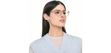 Load image into Gallery viewer, Transparent Cat Eye Full Rim Women Eyeglasses by Vincent Chase-220645