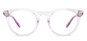 Transparent Round Full Rim Unisex Eyeglasses by John Jacobs-225411
