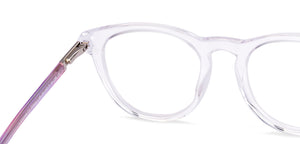 Transparent Round Full Rim Unisex Eyeglasses by John Jacobs-225411
