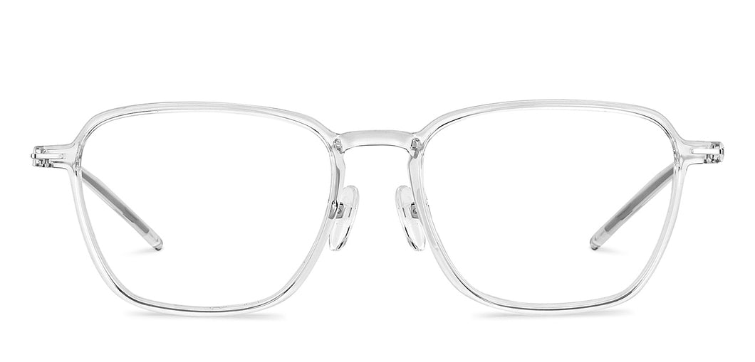 Transparent Square Full Rim Women Eyeglasses by Lenskart Air-151981