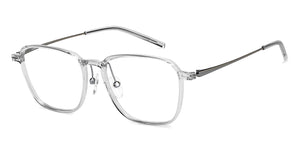 Transparent Square Full Rim Women Eyeglasses by Lenskart Air-151981