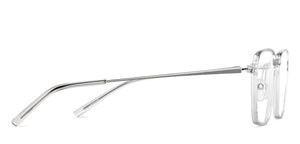 Transparent Square Full Rim Women Eyeglasses by Lenskart Air-151981