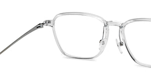 Transparent Square Full Rim Women Eyeglasses by Lenskart Air-151981