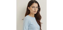 Load image into Gallery viewer, Transparent Rectangle Full Rim Unisex Eyeglasses by Lenskart Air-230537