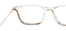 Load image into Gallery viewer, Transparent Rectangle Full Rim Unisex Eyeglasses by Lenskart Air-230537