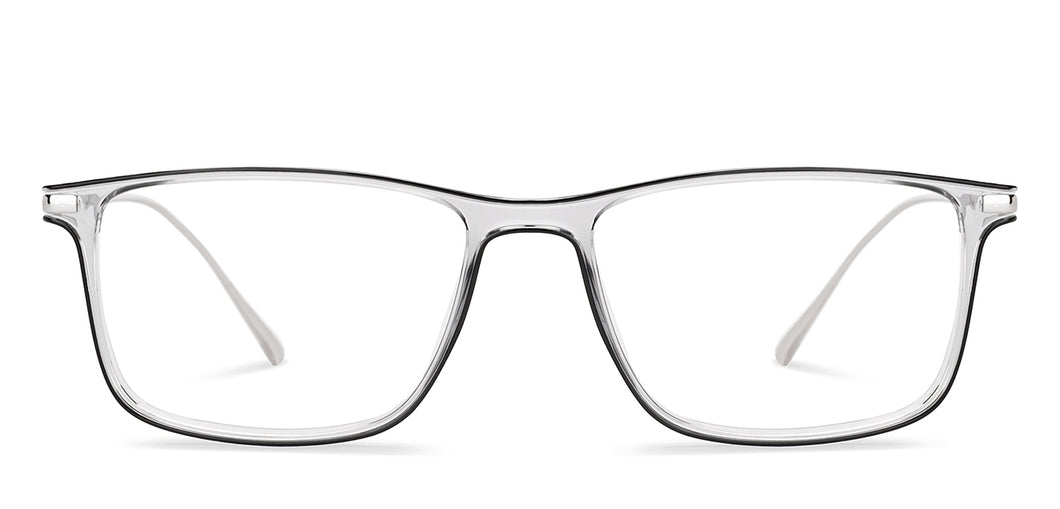 Transparent Rectangle Full Rim Unisex Eyeglasses by Lenskart Air-230538