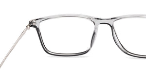 Transparent Rectangle Full Rim Unisex Eyeglasses by Lenskart Air-230538