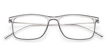 Load image into Gallery viewer, Transparent Rectangle Full Rim Unisex Eyeglasses by Lenskart Air-230538