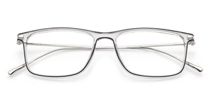 Transparent Rectangle Full Rim Unisex Eyeglasses by Lenskart Air-230538