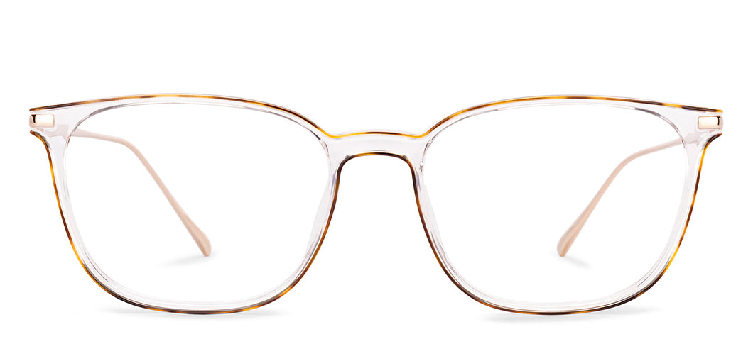 Transparent Square Full Rim Unisex Eyeglasses by Lenskart Air-230539