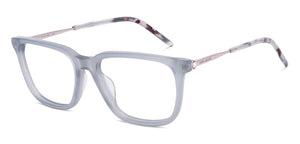 Transparent Sky Blue Cat Eye Full Rim Women Eyeglasses by John Jacobs-225385
