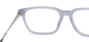Transparent Sky Blue Cat Eye Full Rim Women Eyeglasses by John Jacobs-225385
