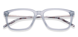 Transparent Sky Blue Cat Eye Full Rim Women Eyeglasses by John Jacobs-225385