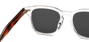 Transparent Wayfarer Full Rim Unisex Sunglasses by Vincent Chase Polarized-215975