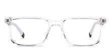 Load image into Gallery viewer, Transparent Rectangle Full Rim Unisex Eyeglasses by John Jacobs-216743