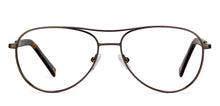 Load image into Gallery viewer, Brown Aviator Full Rim Unisex Eyeglasses by Vincent Chase Online-129913