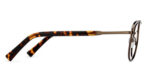 Brown Aviator Full Rim Unisex Eyeglasses by Vincent Chase Online-129913
