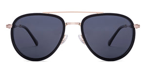 Black Aviator Full Rim Unisex Sunglasses by Lenskart STUDIO-226236