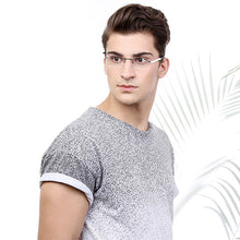 Load image into Gallery viewer, White Rectangle Rimless Unisex Eyeglasses by Lenskart Air Online-114315